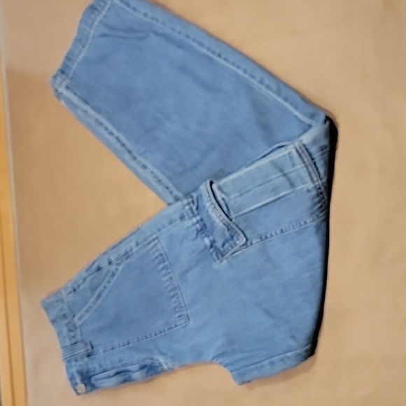 Cello Size 3 Medium Wash Wide Leg Cargo Blue Jeans, Gently Used Condition - Picture 6 of 15